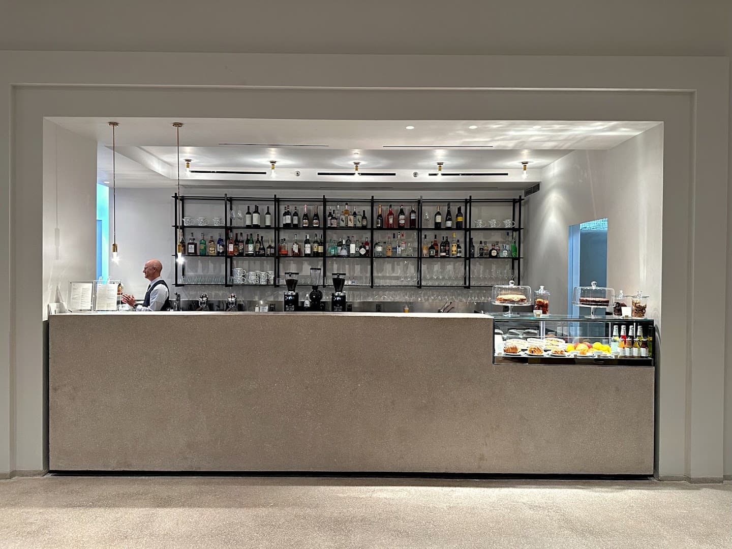 Interior of Teatro della Cometa, specialty coffee shop in Rome