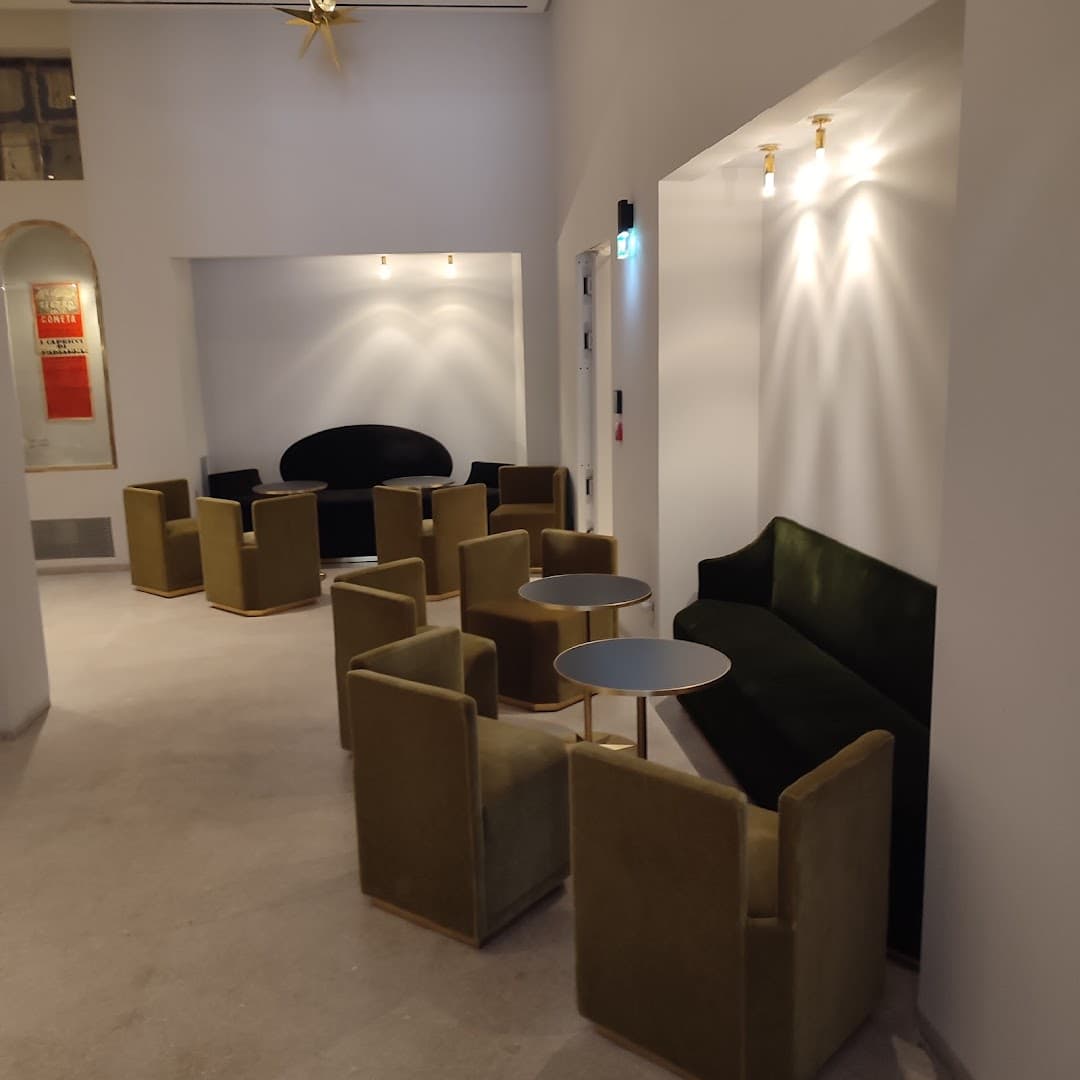 Interior of Teatro della Cometa, specialty coffee shop in Rome