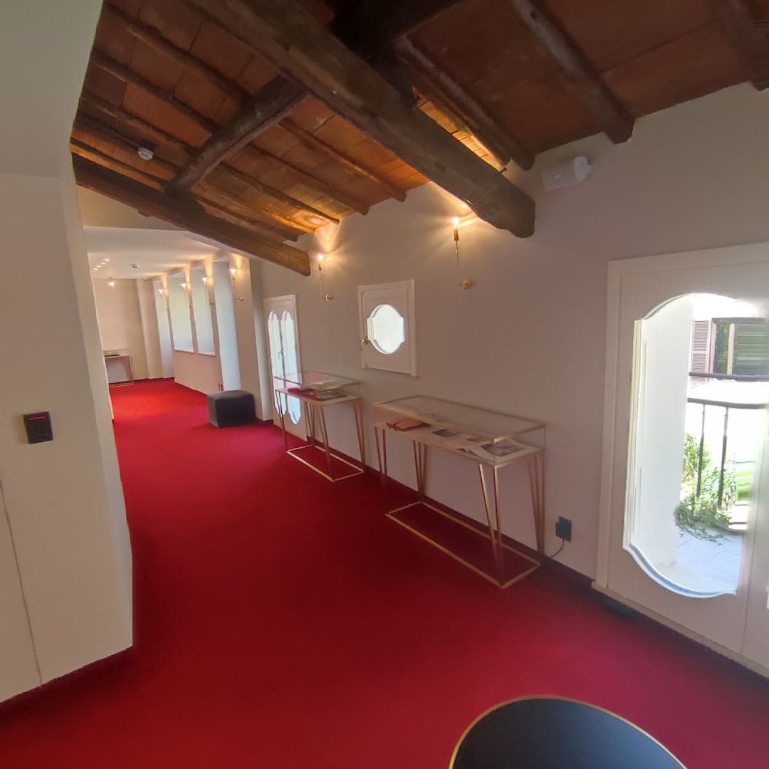 Interior of Teatro della Cometa, specialty coffee shop in Rome