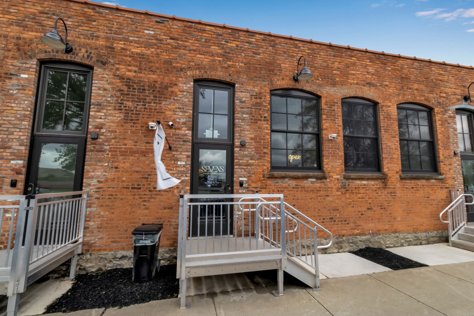 Storefront of Sevens, specialty coffee shop in Buffalo
