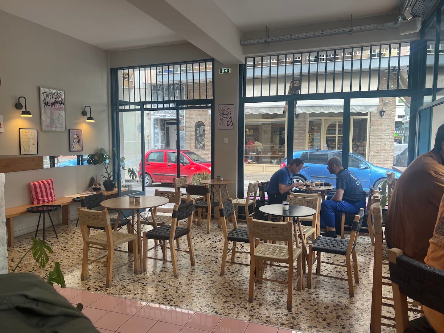 Interior of Miru, specialty coffee shop in Athens