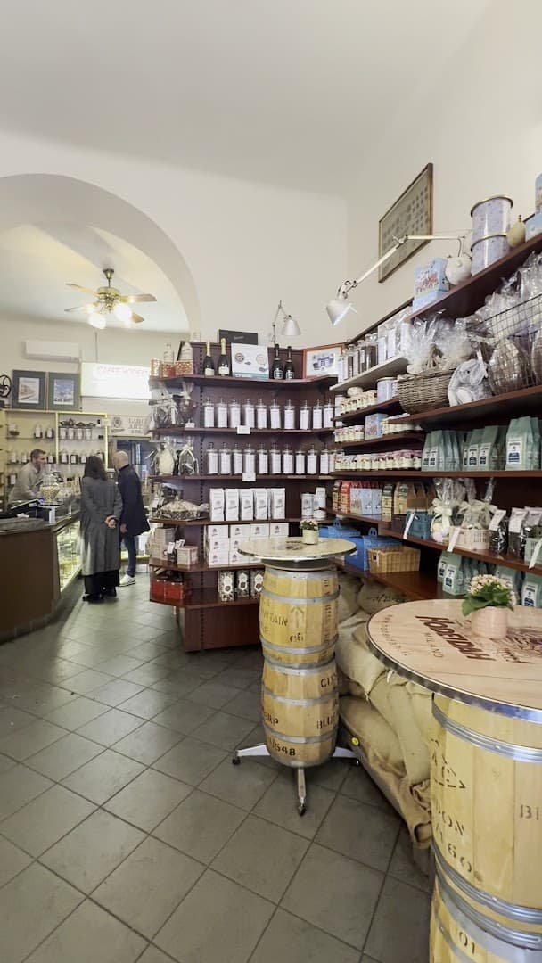 Interior of Torrefazione Moka Hodeidah, specialty coffee shop in Milan