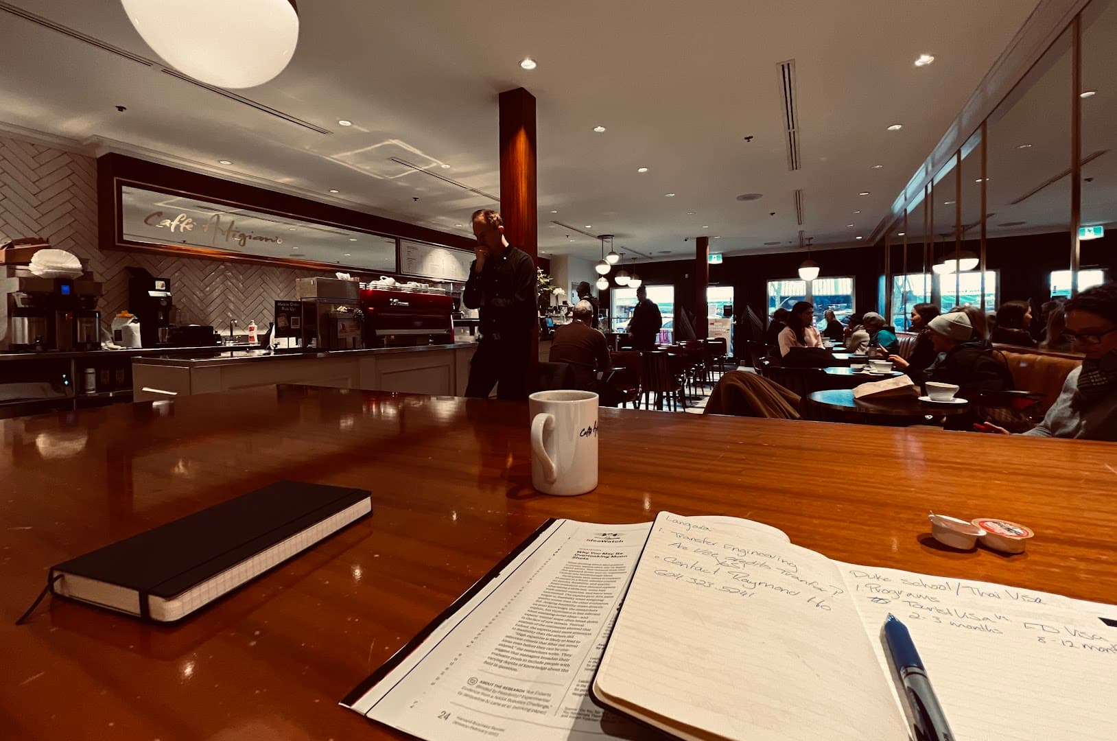 Caffe Artigiano - specialty coffee shop in Vancouver