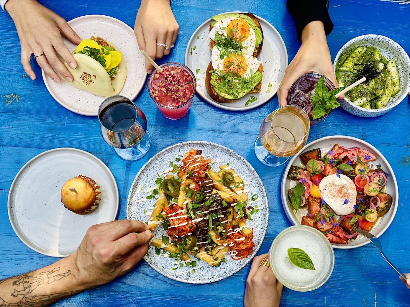Food at The Cool Cat, specialty coffee shop in Warsaw