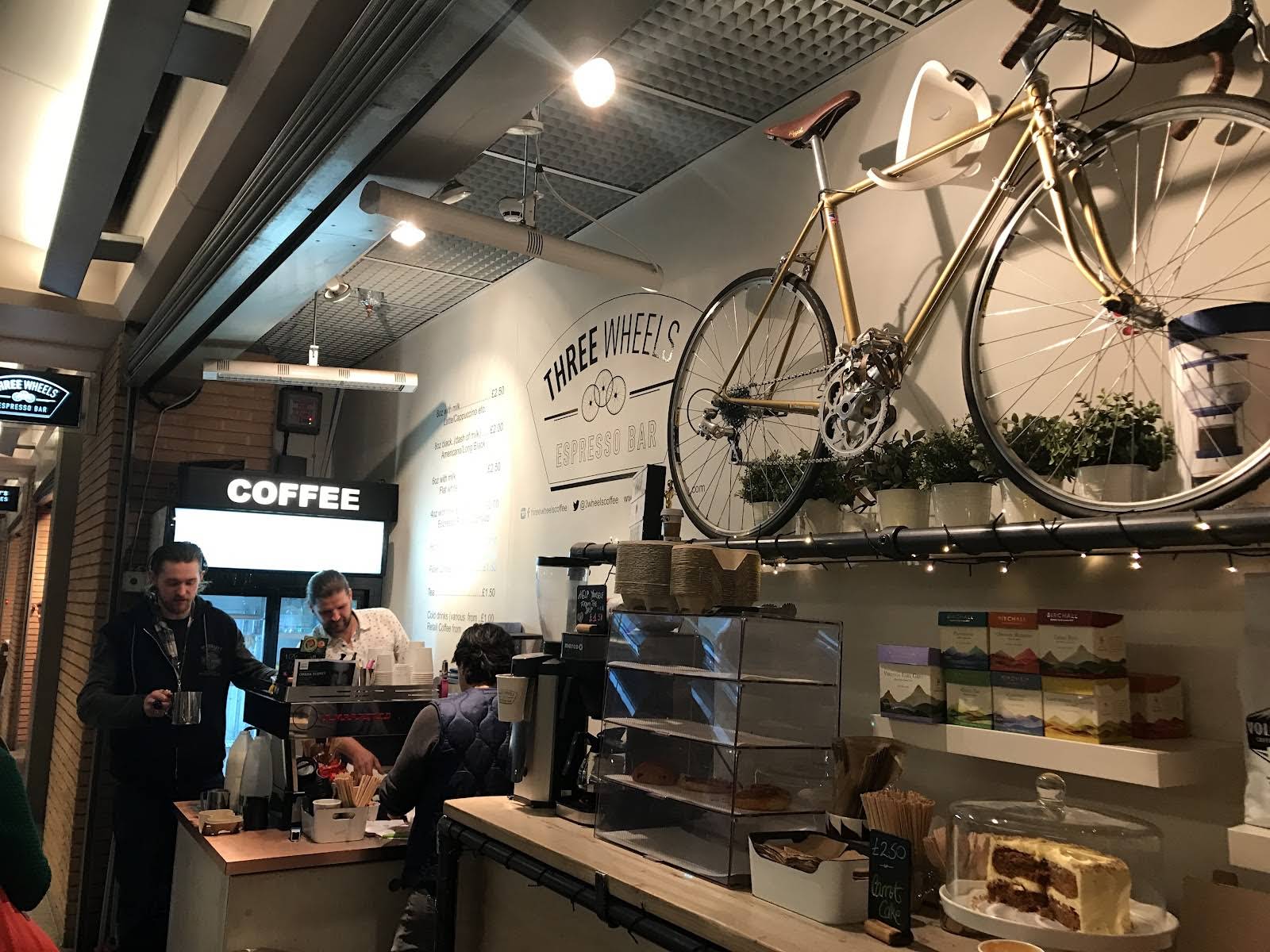 Three Wheels Coffee - specialty coffee shop in London