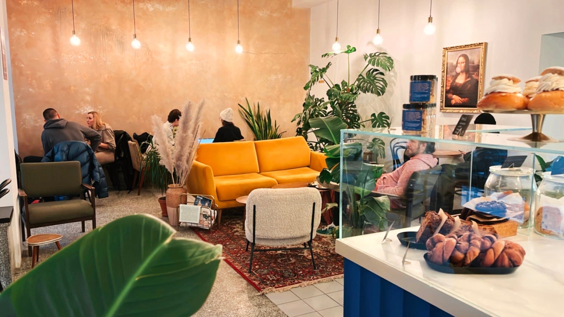 Interior of eter, specialty coffee shop in Warsaw