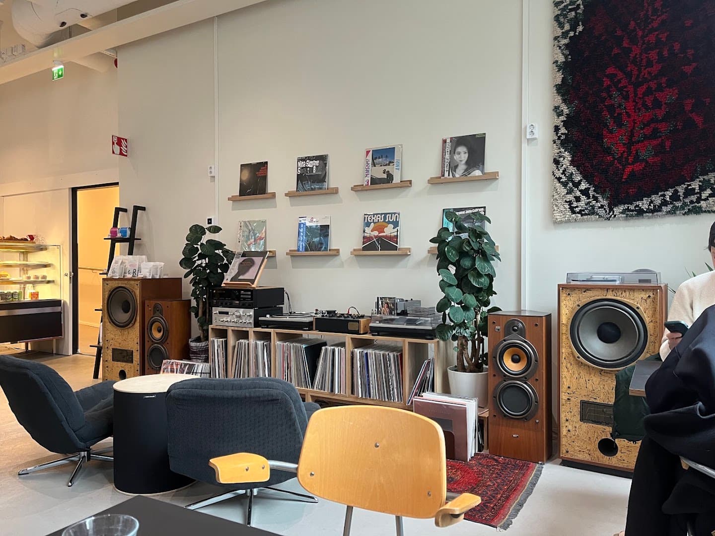 Interior of 18grams, specialty coffee shop in Helsinki