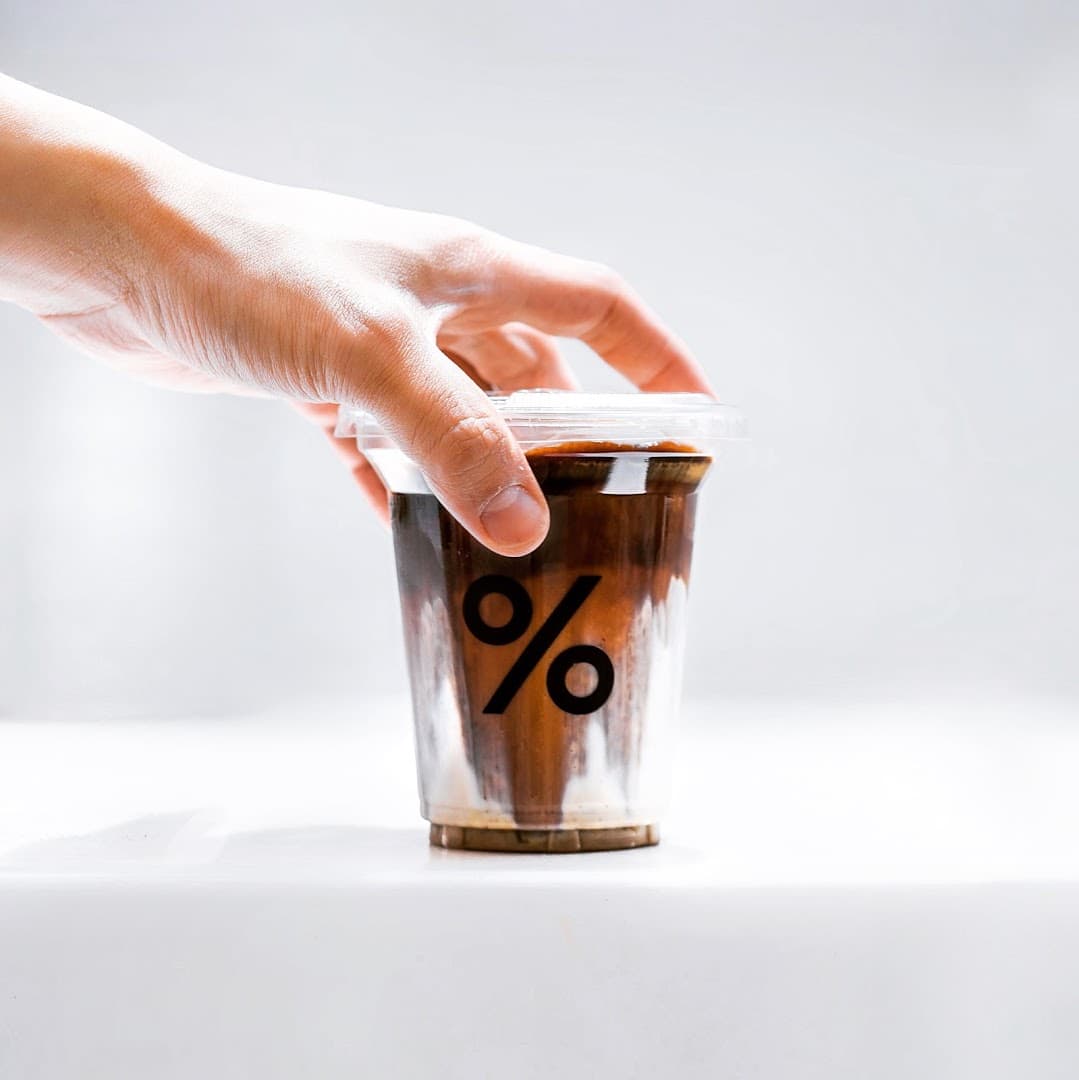 Coffee at % Arabica Singapore Chip Bee Gardens, specialty coffee shop in Singapore