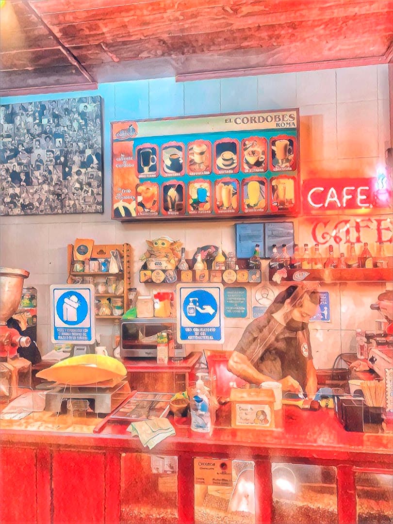 Café el Cordobes - specialty coffee shop in Mexico City