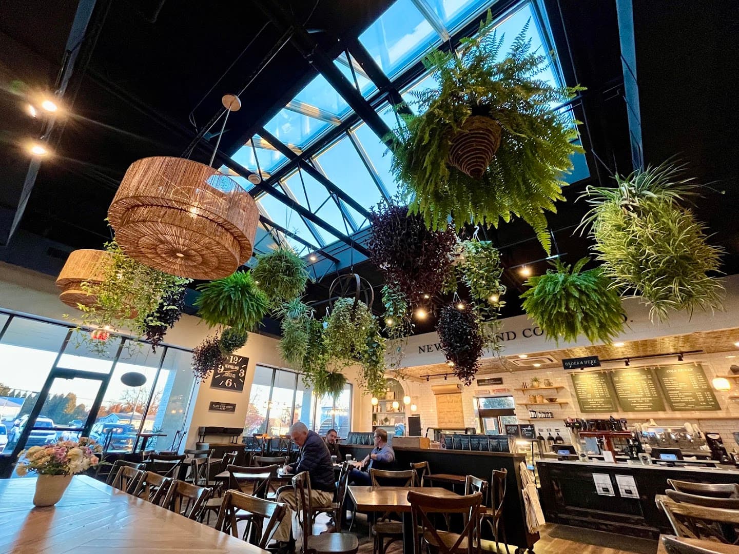 Interior of New Holland Coffee Company, specialty coffee shop in Lancaster