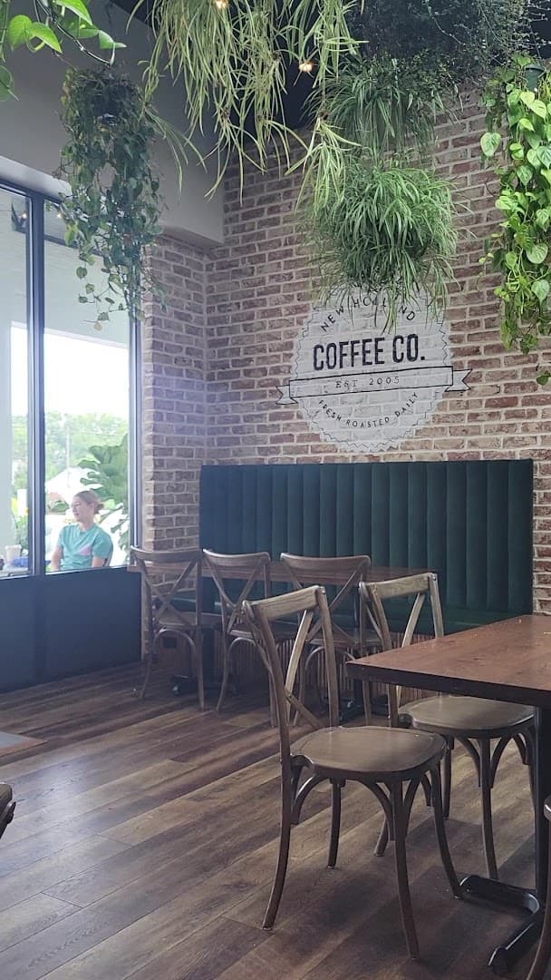 Interior of New Holland Coffee Company, specialty coffee shop in Lancaster