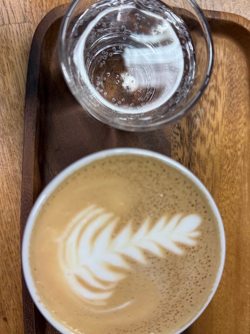 Coffee at Kofyka Espresso Bar, specialty coffee shop in Prague