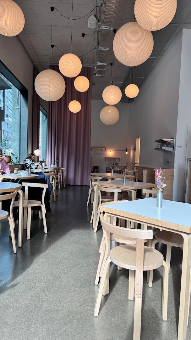Interior of Collective Bakery, specialty coffee shop in Zurich
