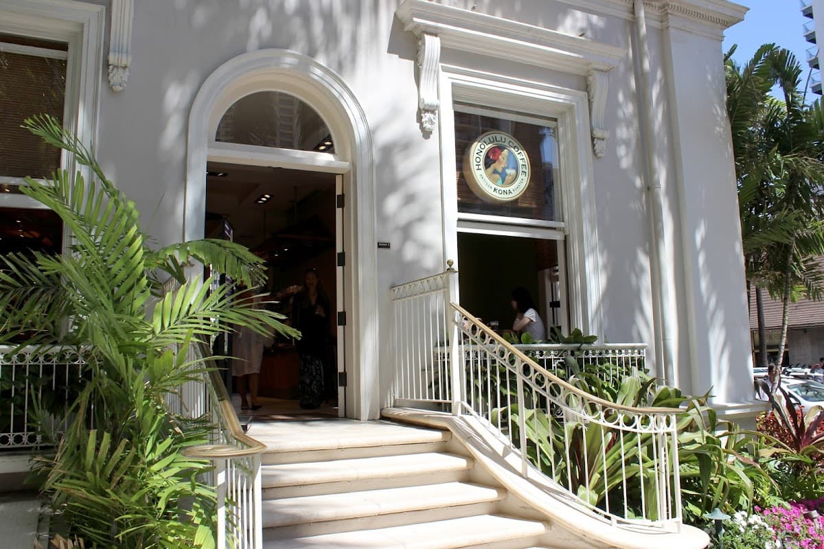 Honolulu Coffee at Moana Surfrider - specialty coffee shop in Waikiki