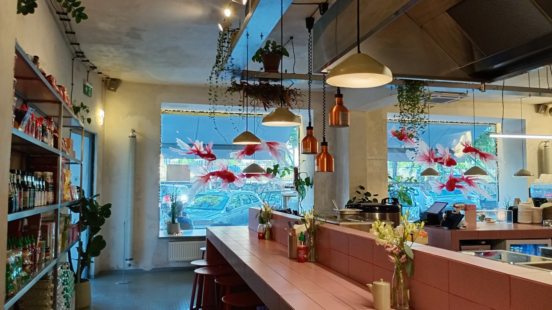 Interior of Ăn quán — ăn bistro cafe, specialty coffee shop in Prague