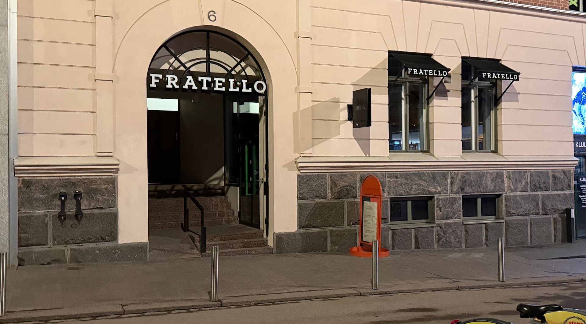 Storefront of Fratello Torrefazione, specialty coffee shop in Helsinki