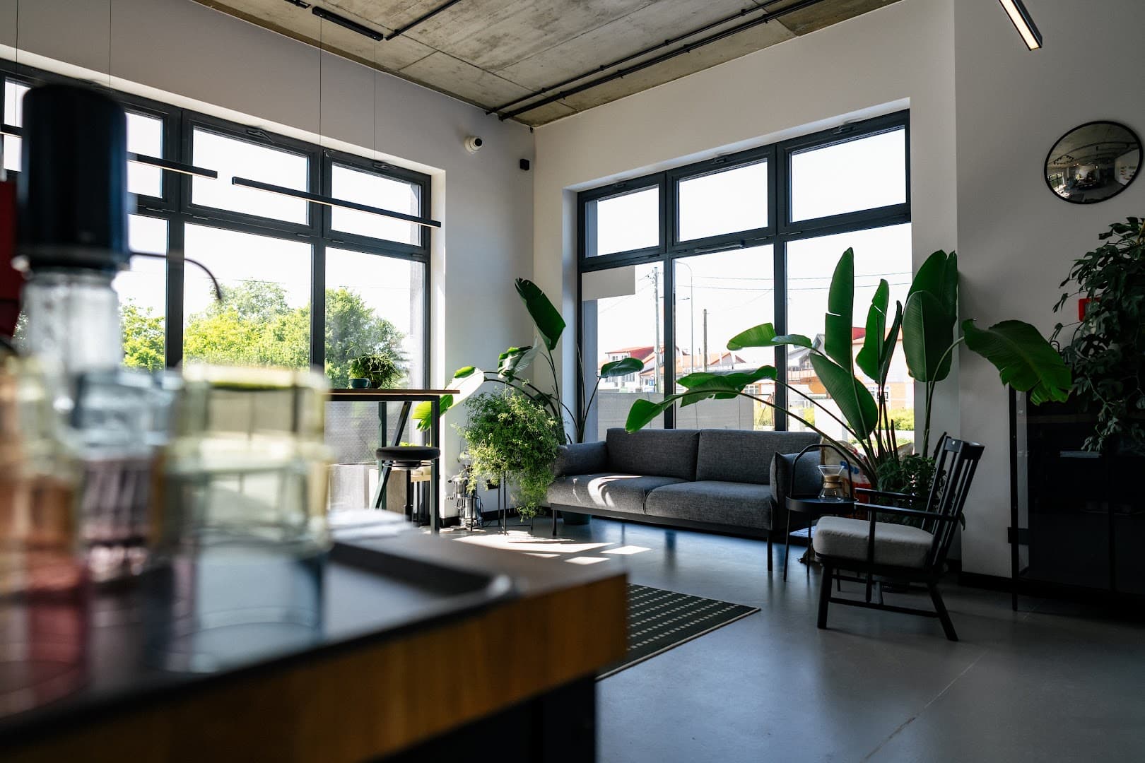 Interior of HAYB Speciality Coffee, specialty coffee shop in Warsaw