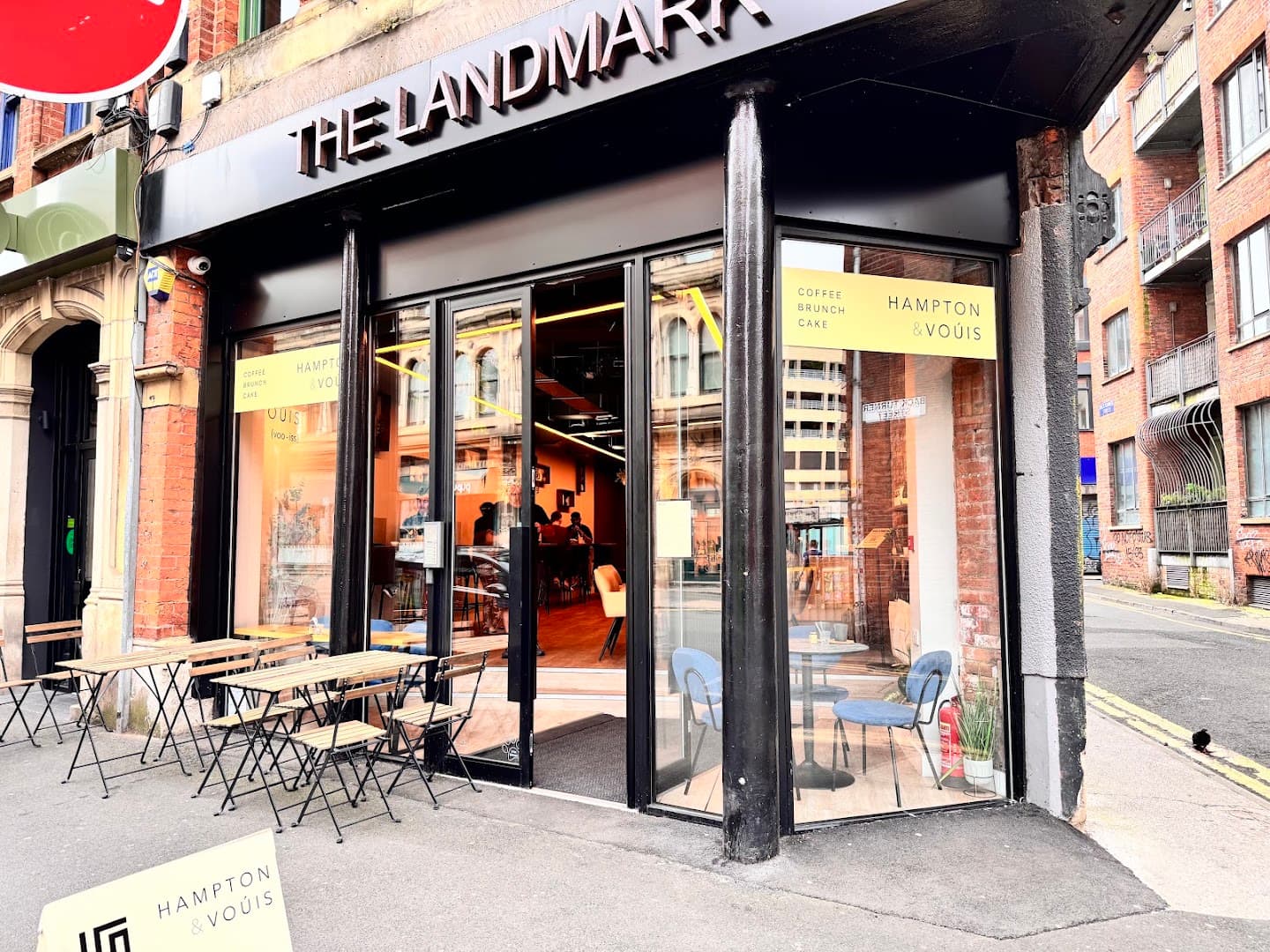 Storefront of HAMPTON & VOÚIS (NQ), specialty coffee shop in Manchester
