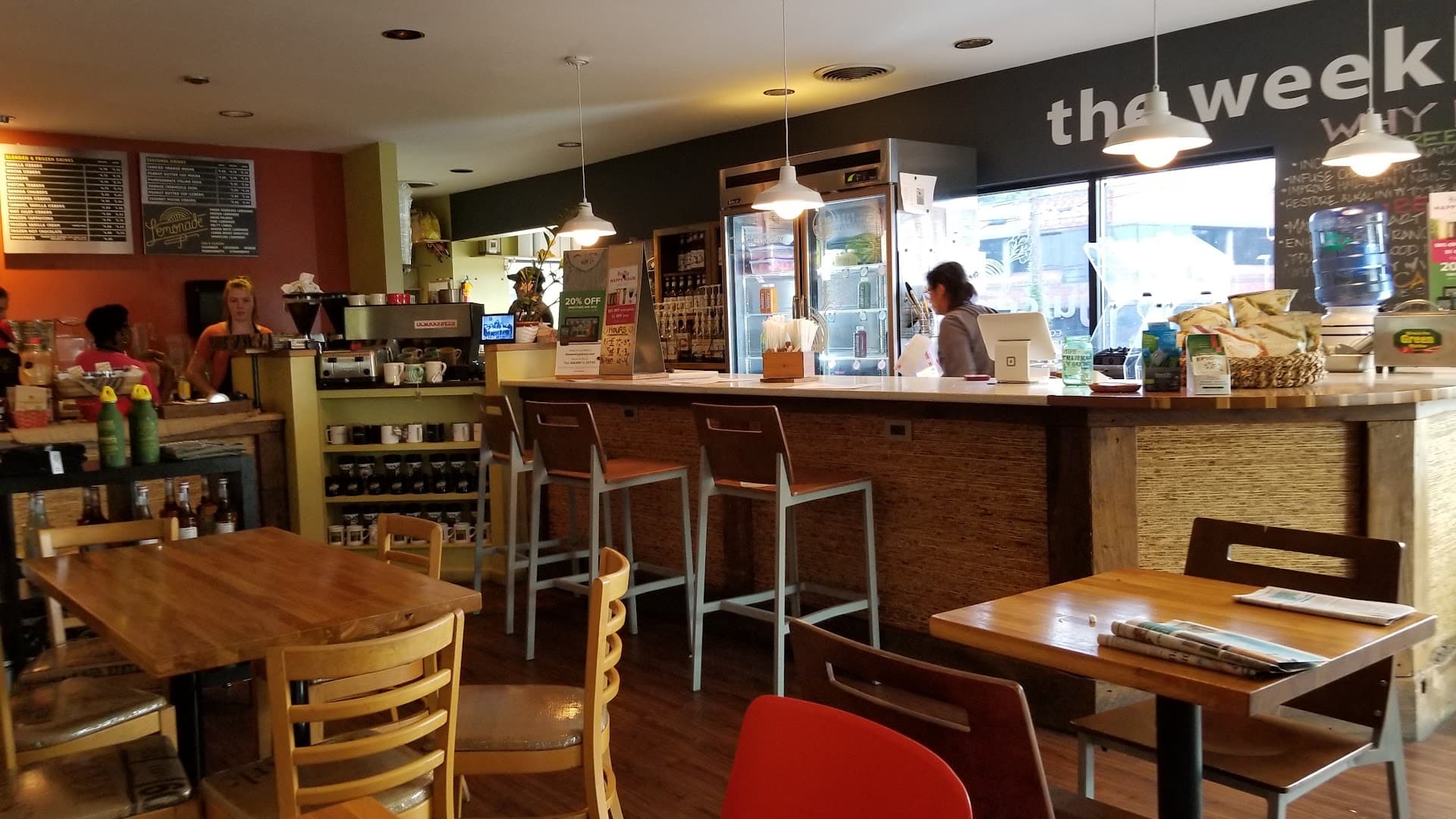 Interior of Heine Brothers Coffee - Northfield, specialty coffee shop in Louisville