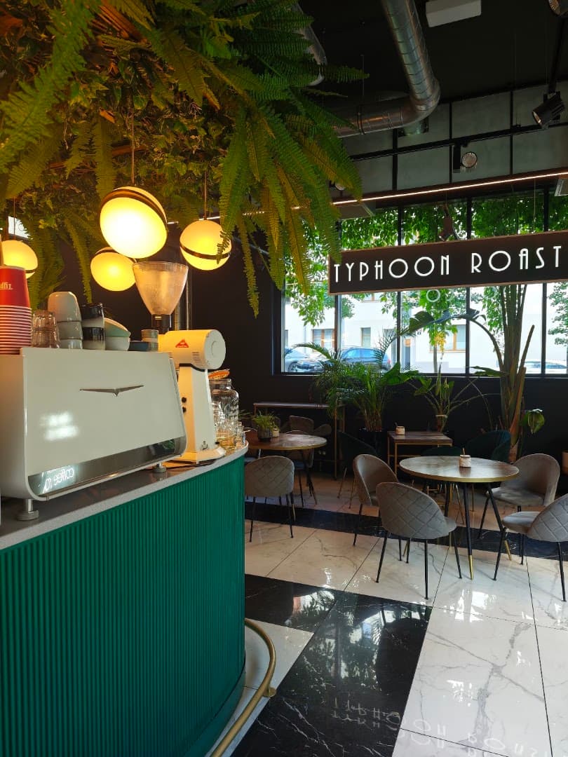 Typhoon Coffee - specialty coffee shop in Prague