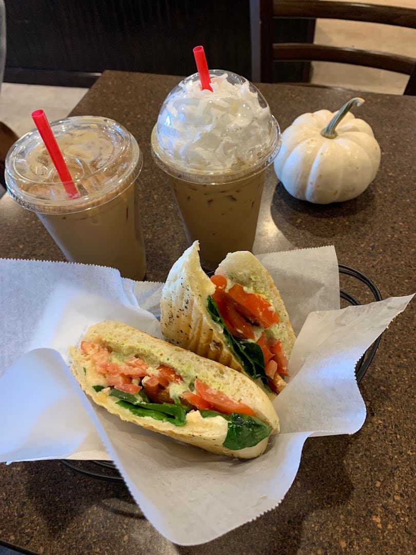 Coffee at Sips Coffee & Cafe, specialty coffee shop in Rochester