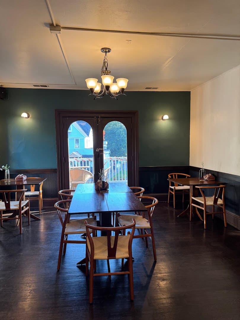Interior of Jordan River, specialty coffee shop in Rochester