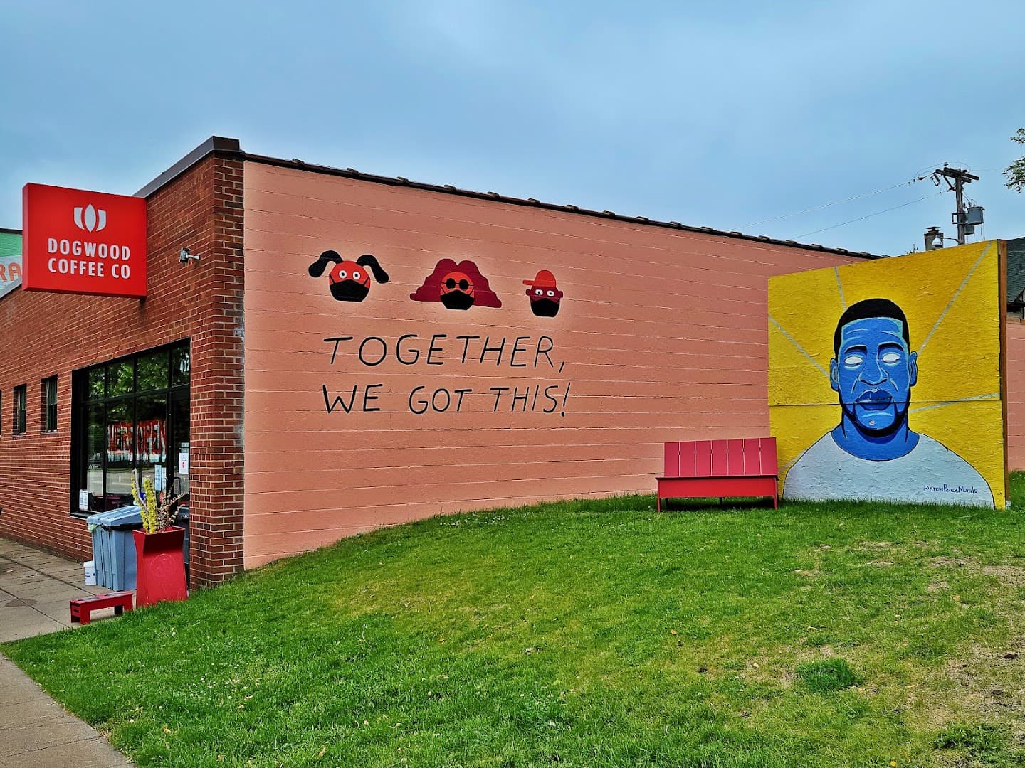 Storefront of Dogwood Coffee - East Lake, specialty coffee shop in Minneapolis