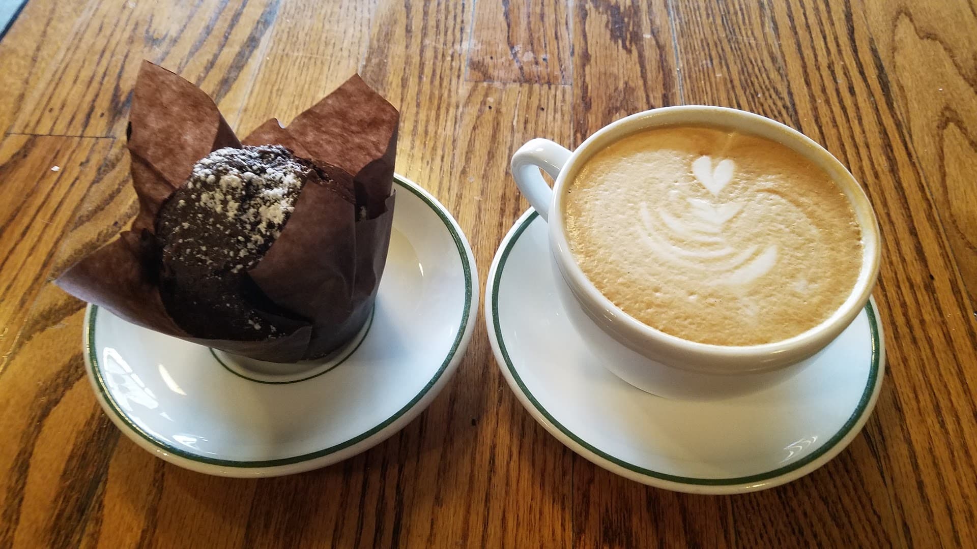 Coffee at Sunergos Coffee, specialty coffee shop in Louisville