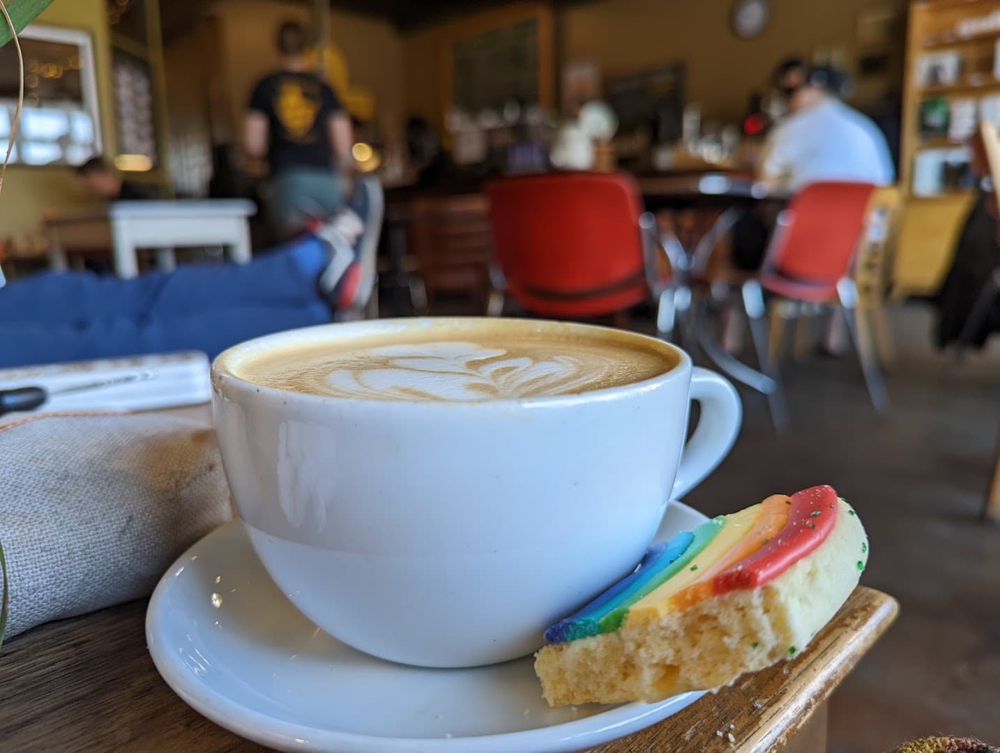 Coffee at Sunergos Coffee, specialty coffee shop in Louisville