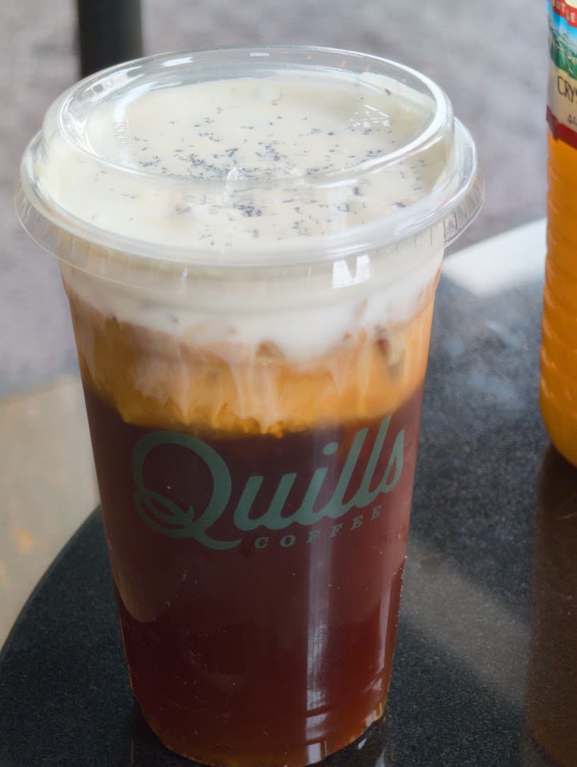 Coffee at Quills Coffee, specialty coffee shop in Louisville