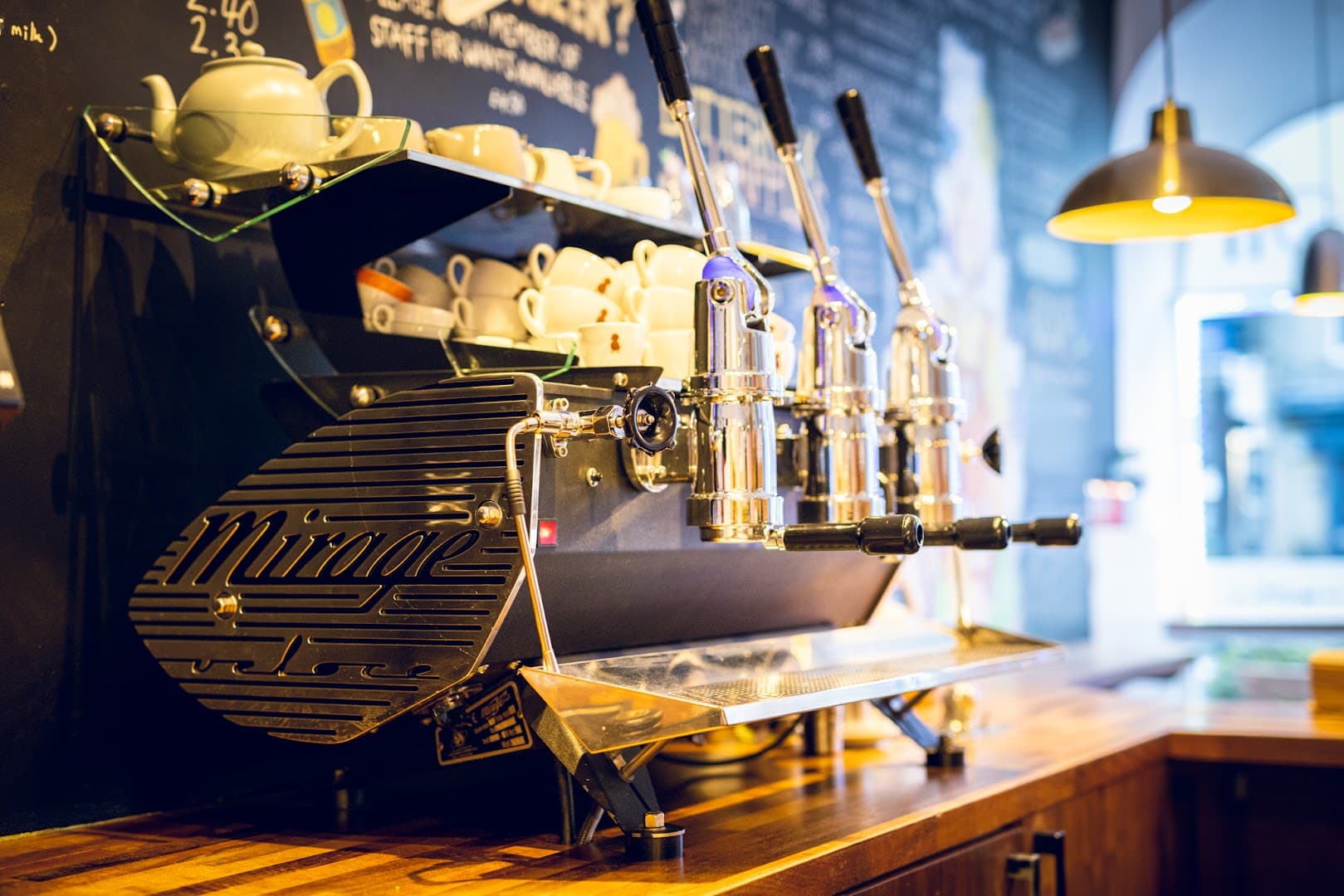 Interior of Papii, specialty coffee shop in Edinburgh