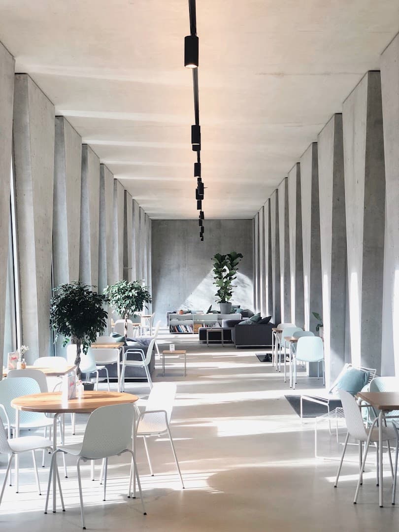 Interior of Nude, specialty coffee shop in Zurich
