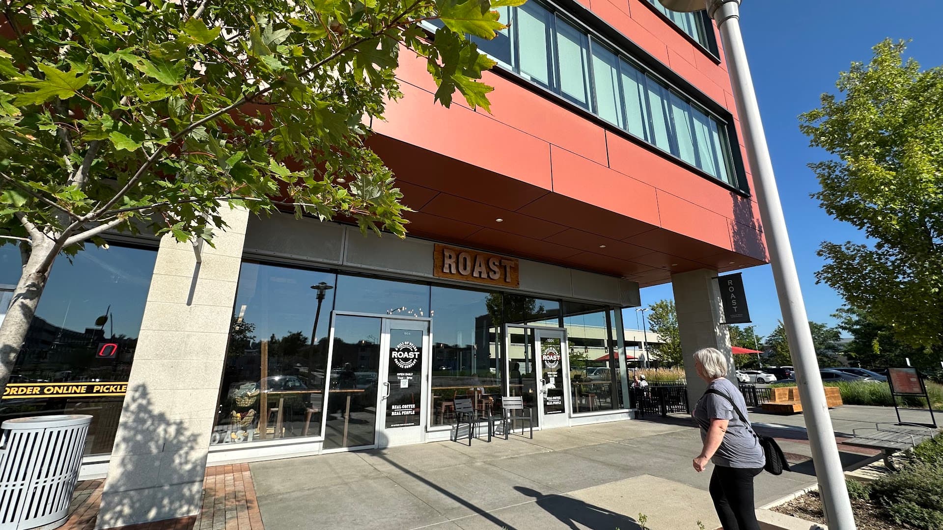 Storefront of A Hill of Beans Coffee Roasters, specialty coffee shop in Omaha