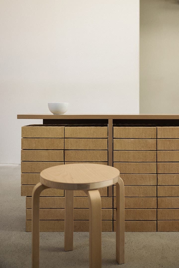 Interior of Balue, specialty coffee shop in Stockholm