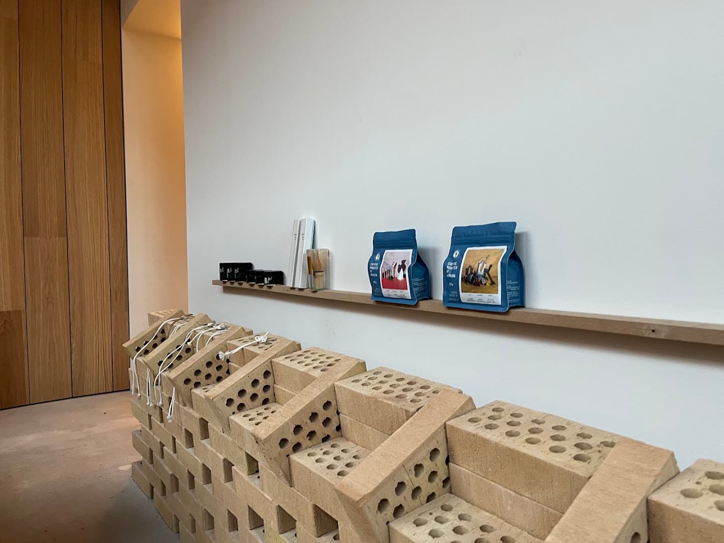 Interior of Balue, specialty coffee shop in Stockholm