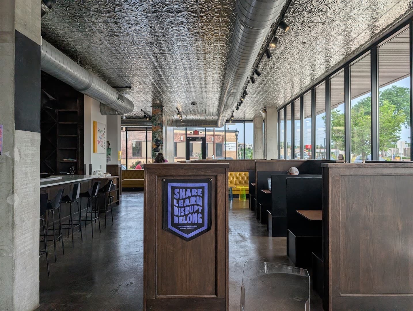 Interior of Dogwood Coffee - St. Paul, specialty coffee shop in Minneapolis