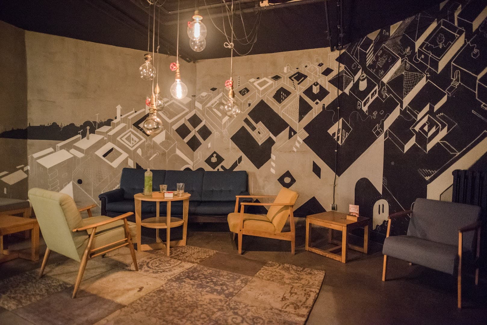 Interior of Kafeterija Dorćol, specialty coffee shop in Belgrade