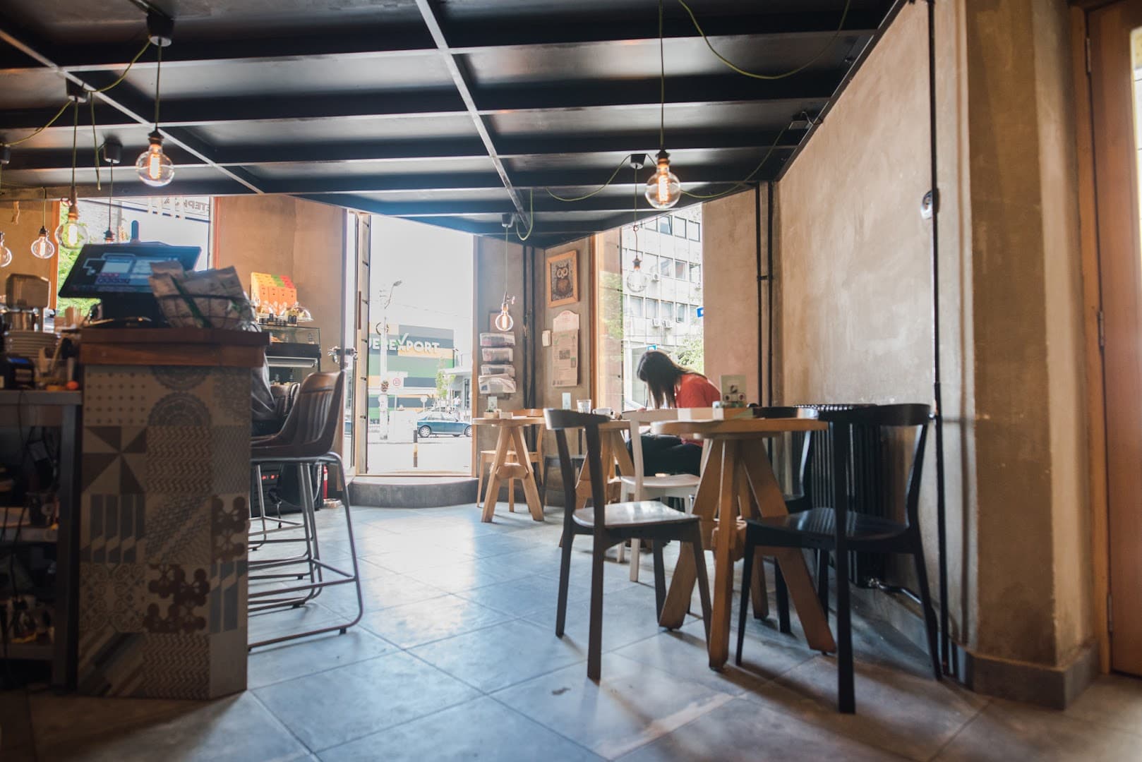 Interior of Kafeterija Dorćol, specialty coffee shop in Belgrade