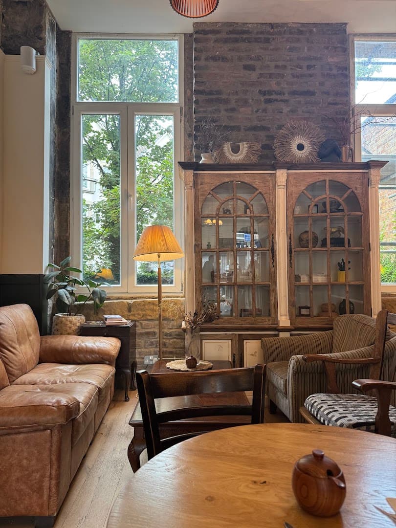 Interior of Roasters - Artisan Cafe, specialty coffee shop in Edinburgh