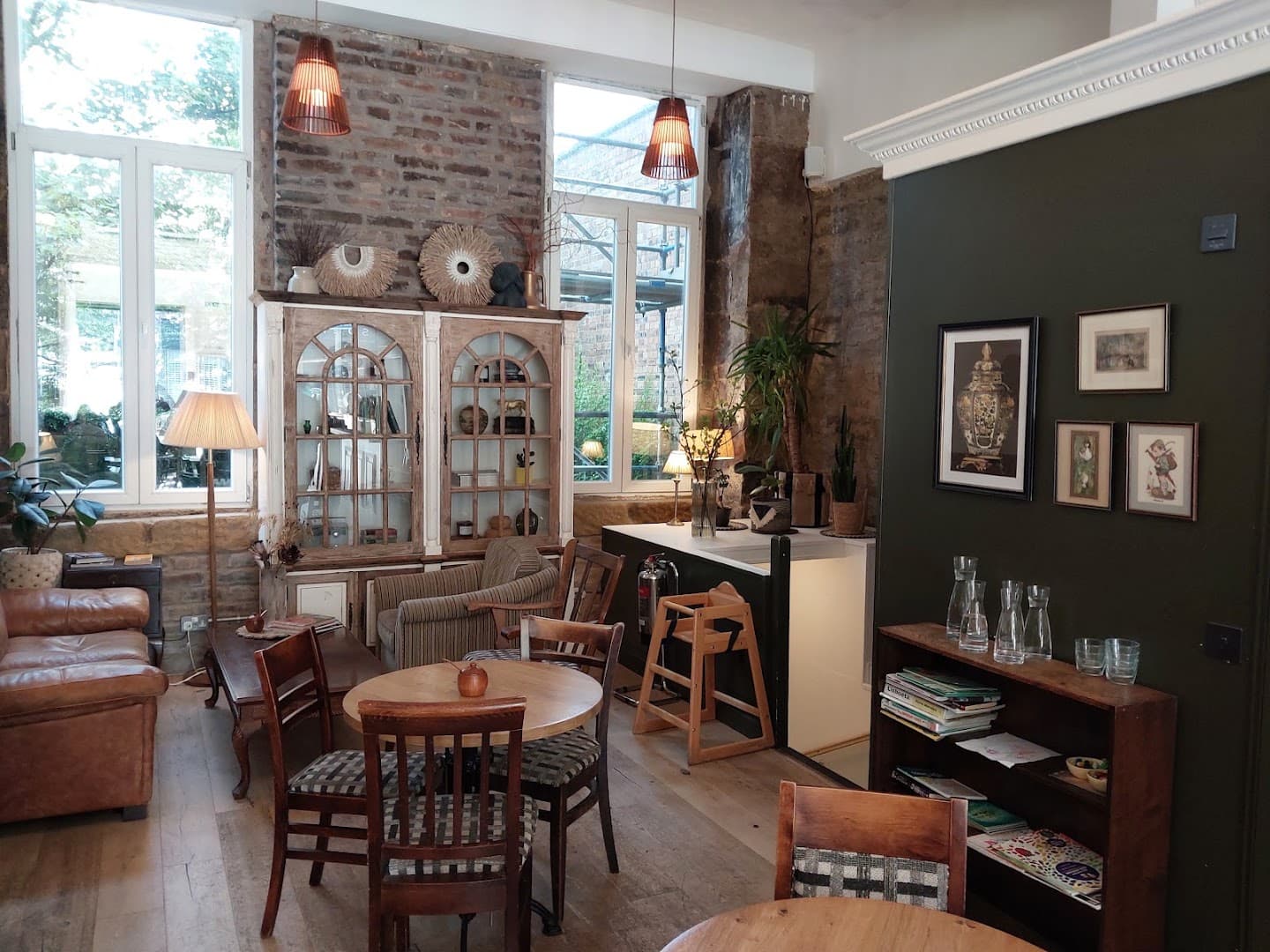 Interior of Roasters - Artisan Cafe, specialty coffee shop in Edinburgh