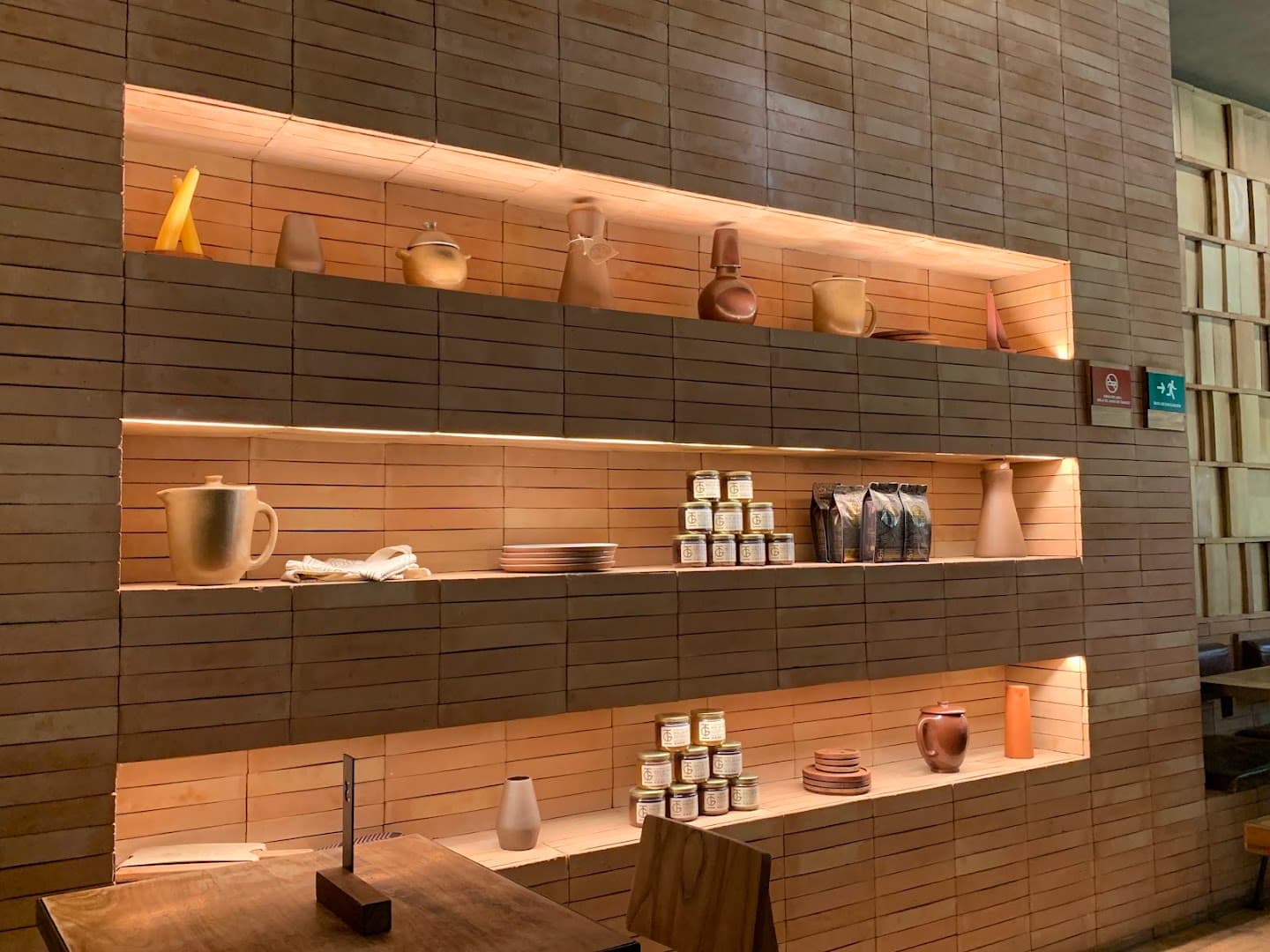 Interior of Tierra Garat, Hidalgo, specialty coffee shop in Mexico City