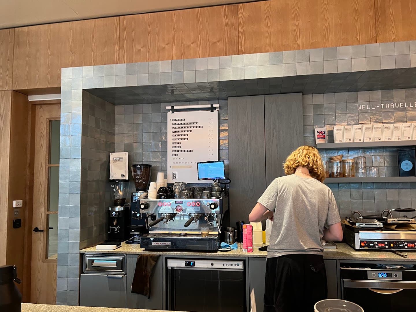 Caravan Coffee Roasters at Fora Euston Road specialty coffee shop in London - photo 8