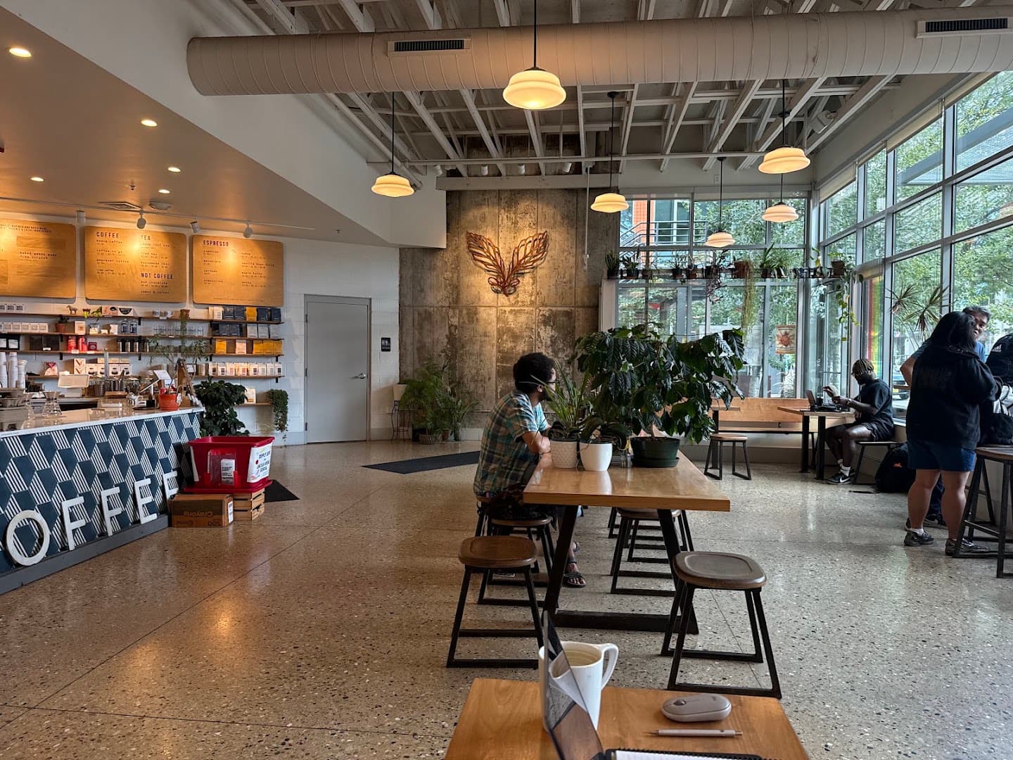 Interior of Likewise Coffee - Milwaukee, specialty coffee shop in Milwaukee