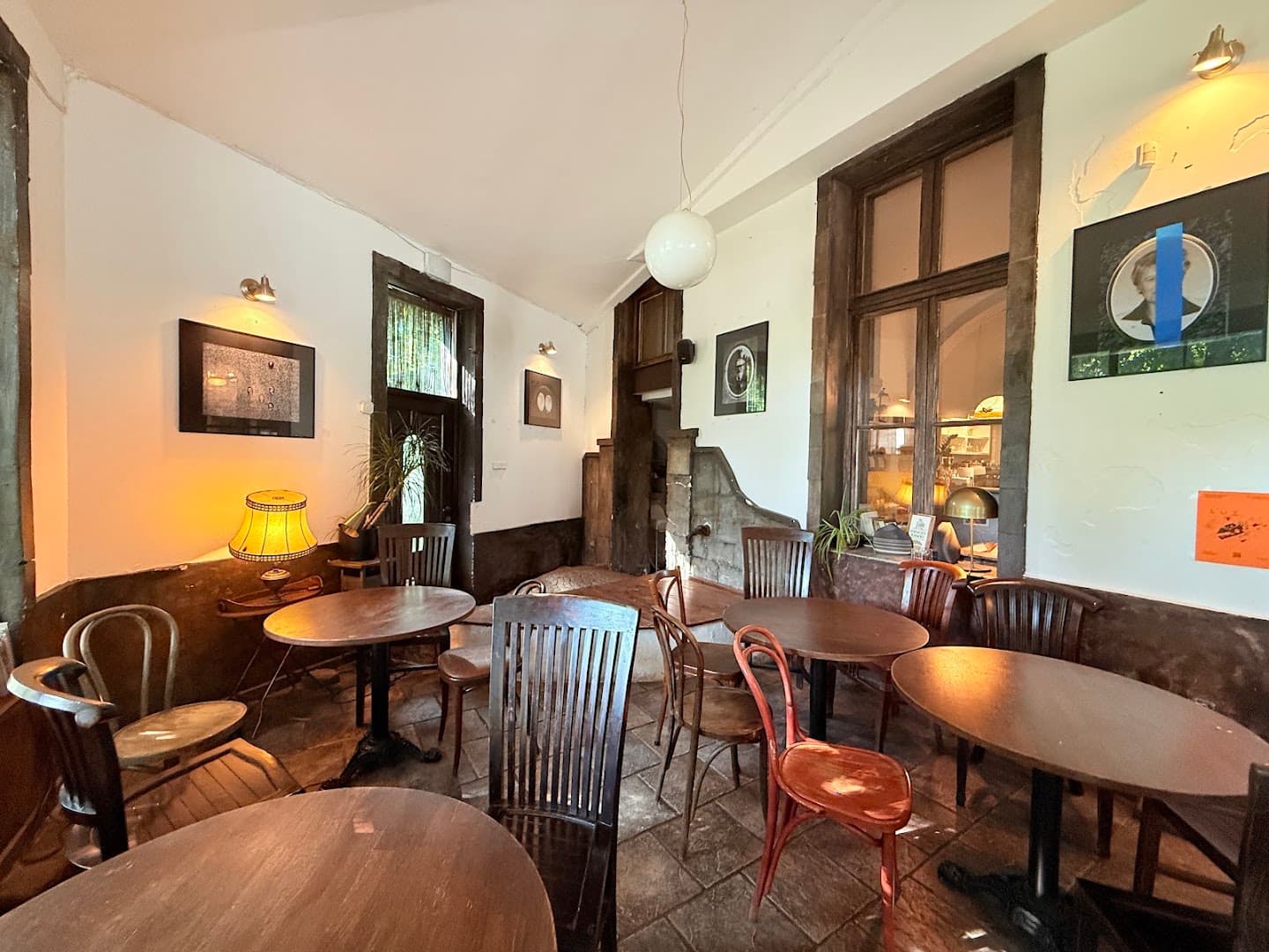 Interior of Proces Kawki, specialty coffee shop in Warsaw
