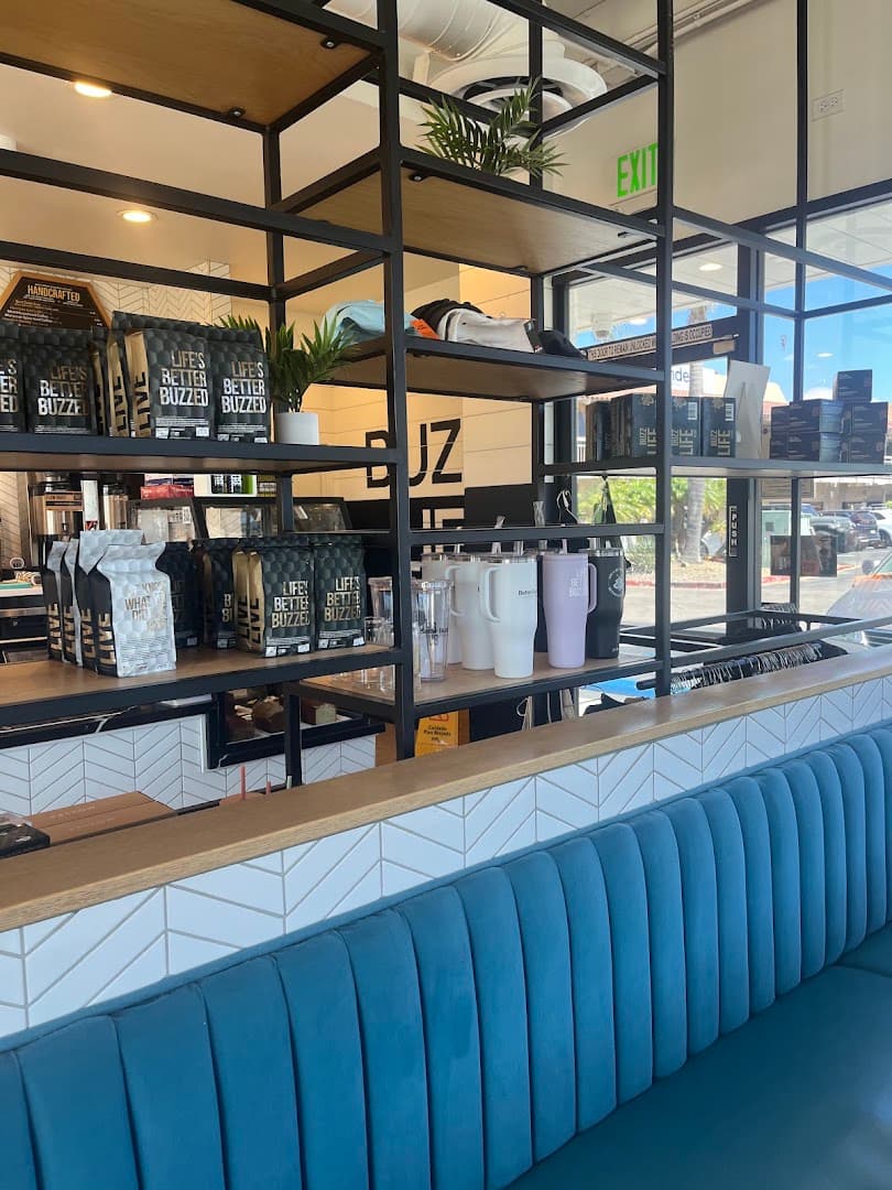 Interior of Better Buzz Coffee Miramar, specialty coffee shop in San Diego
