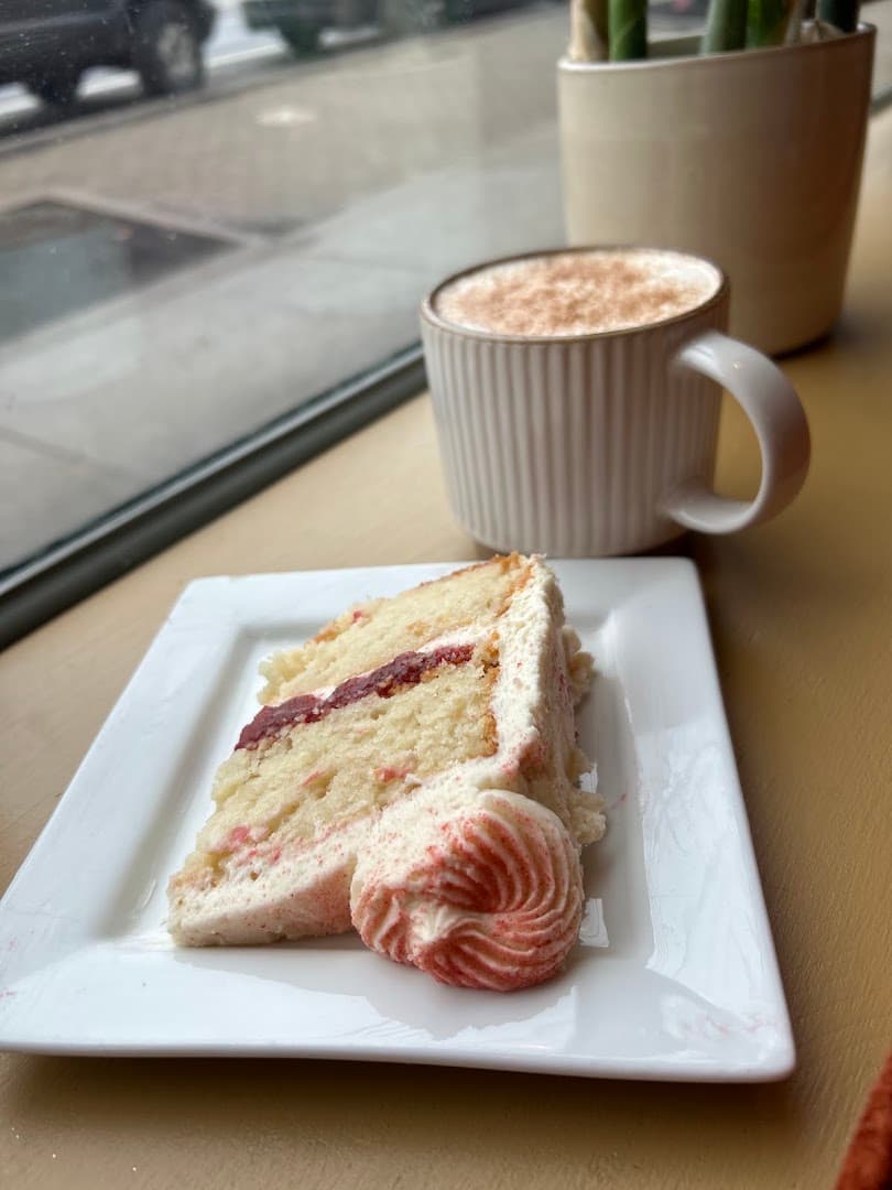 Coffee at Milk & Honey Cafe, specialty coffee shop in Rochester