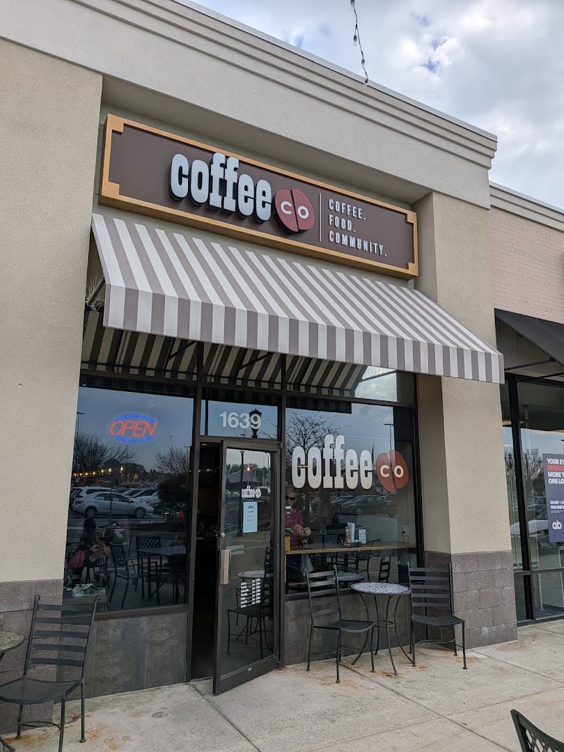 Storefront of Coffee Co Lancaster, specialty coffee shop in Lancaster