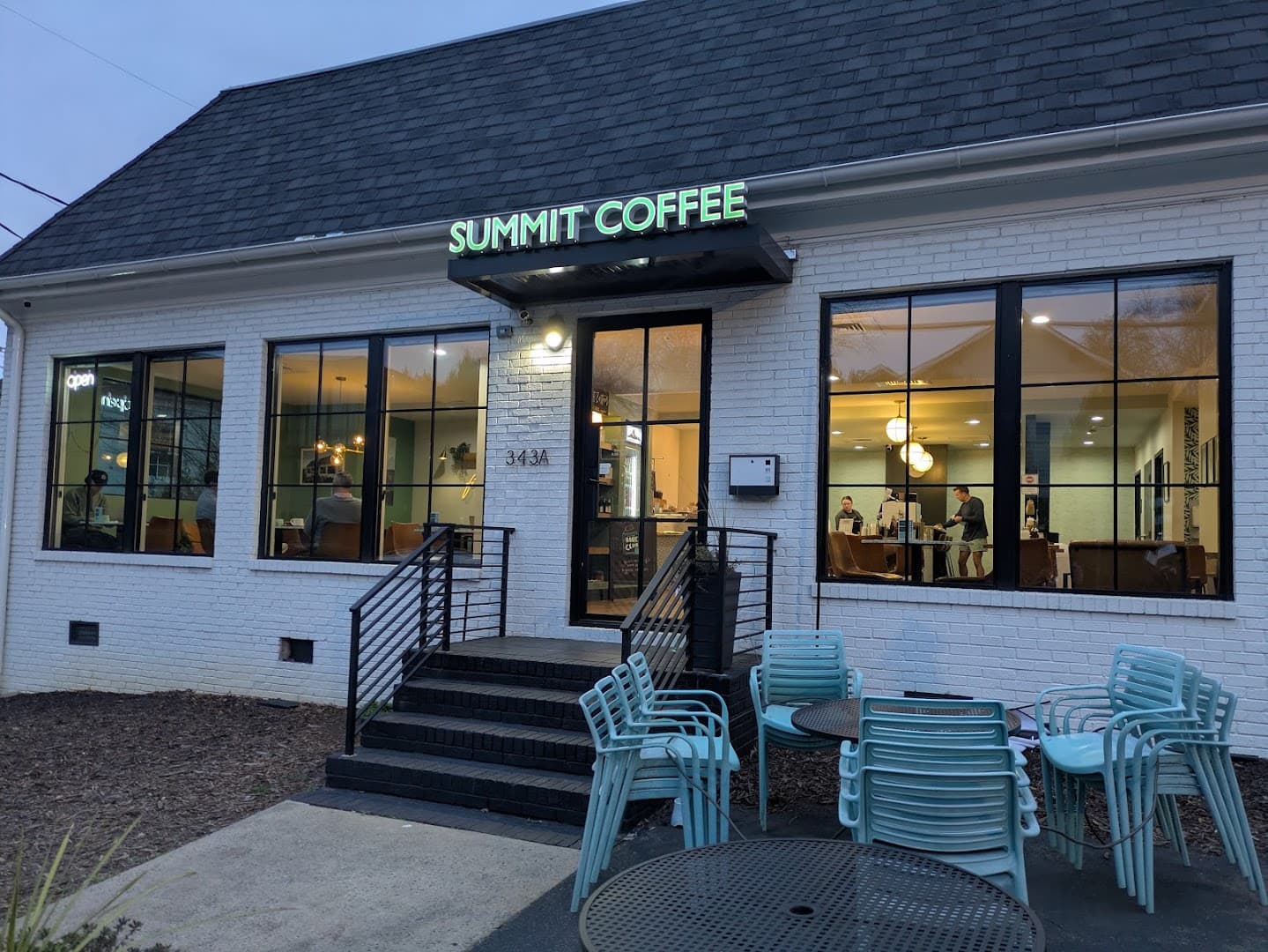 Storefront of Summit Coffee Eastover, specialty coffee shop in Charlotte