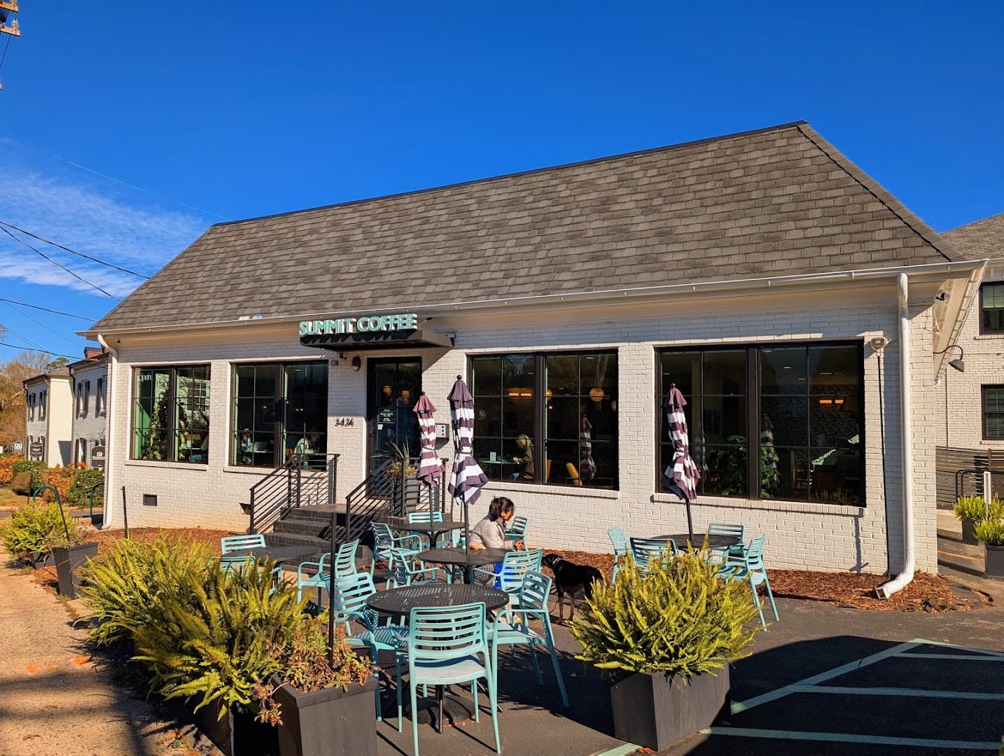 Storefront of Summit Coffee Eastover, specialty coffee shop in Charlotte