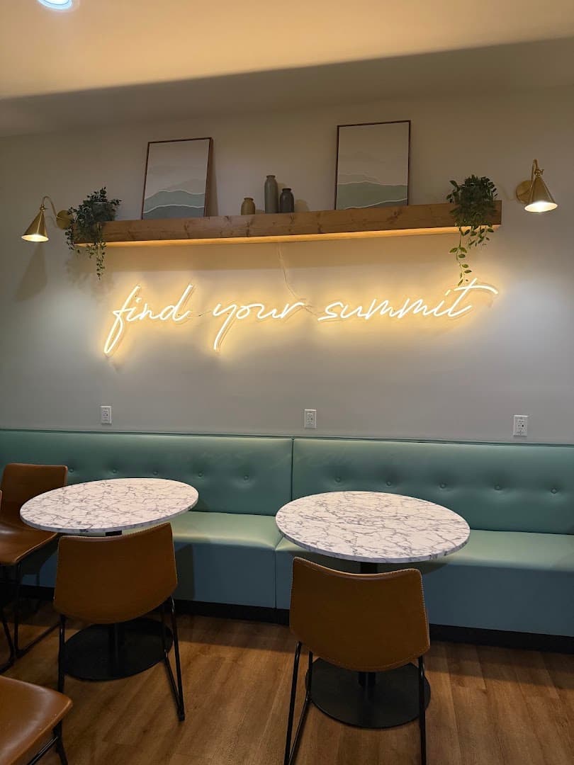 Interior of Summit Coffee Eastover, specialty coffee shop in Charlotte